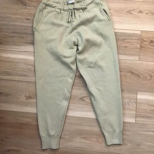 Zara Reverse Weave Joggers/ Sweatpants M